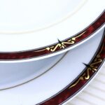 ΣΕΡΒΙΤΣΙΟ ΦΑΓΗΤΟΥ NILO AZUL BORDEAUX 20 TΕX ΠΟΡΣΕΛΑΝΗ GOTTINGHEN - Image 2