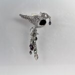 PEACOCK ΚΑΡΦΙΤΣΑ SWAROVSKI - Image 2