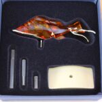 ΚΙΤΡΙΝΟ ΨΑΡΙ ΣΕ ΒΑΣΗ ΚΡΥΣΤΑΛΛΟ SWAROVSKI - Image 2