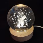 ‘ΜΙΚΡΟΣ ΠΡΙΓΚΙΠΑΣ’ ΚΡΥΣΤΑΛΛΙΝH ΣΦΑΙΡA-LED 7cm