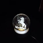 'ΑΛΟΓΟ' ΚΡΥΣΤΑΛΛΙΝH ΣΦΑΙΡA-LED 6cm - Image 2